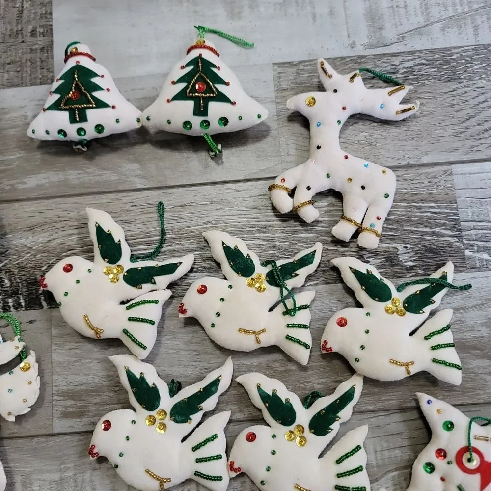 Handmade Felt Christmas Ornaments